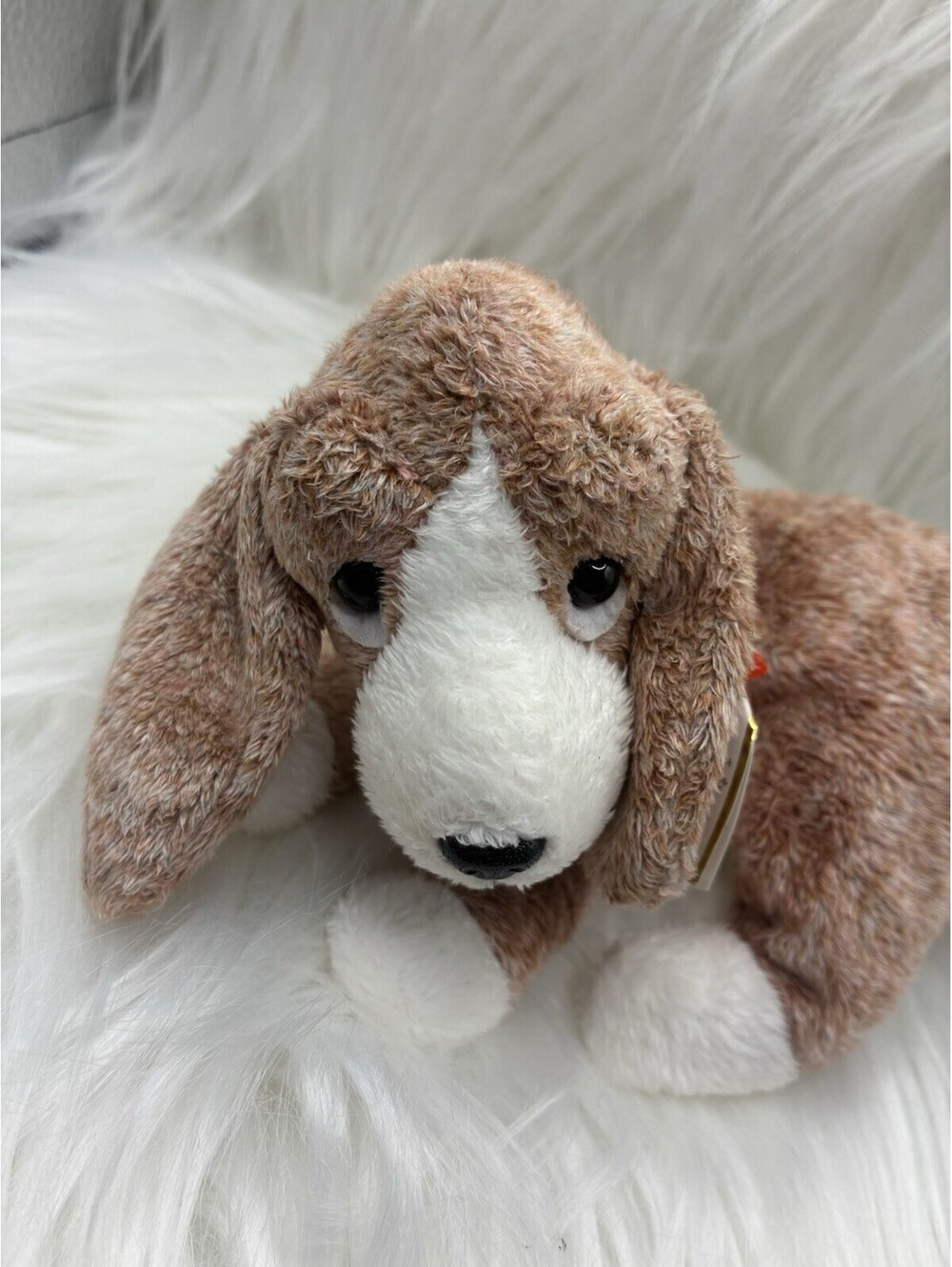 TY Beanie Baby Sniffer Dog 2000 Brown Plush Original Retired